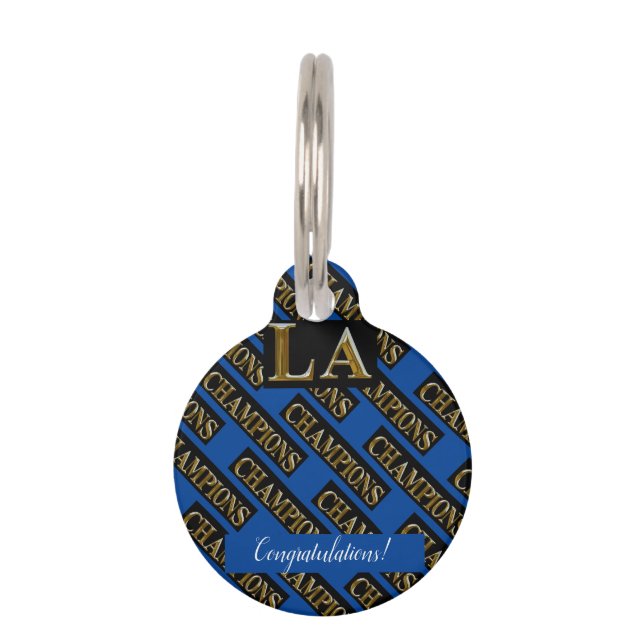 LA CHAMPS    PET TAG (Front)