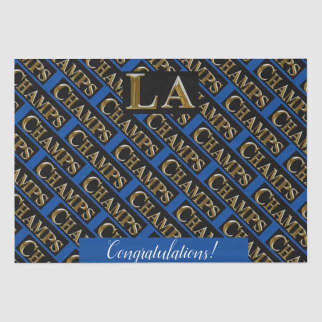 LA CHAMPS  TISSUE PAPER (Front)