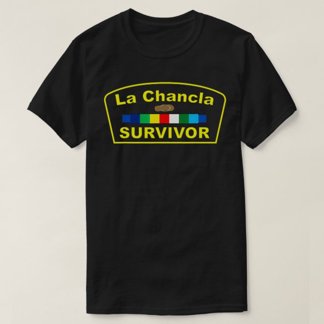 La Chancla Survivor I Survived La Chancla  T-Shirt (Design Front)