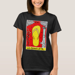 La Chancleta The Flip Flop Tarot Card  Latina Lati T-Shirt
