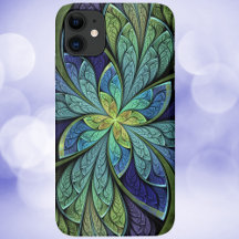 La Chanteuse IV Abstract Stained Glass Pattern