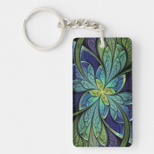 La Chanteuse IV Rectangle Acrylic Keychain