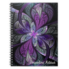 La Chanteuse Violett Personalised Notebook