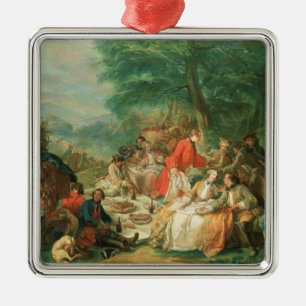 La Chasse, 18th century Metal Ornament