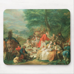 La Chasse, 18th century Mouse Pad