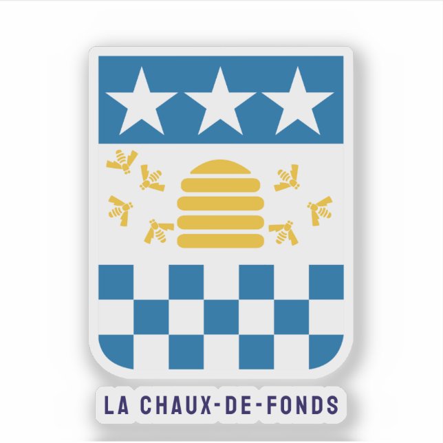 La Chaux-de-Fonds coat of arms, Switzerland (Front)