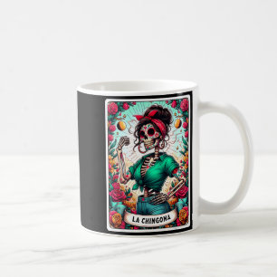 La Chingona Tarot Card Day Of The Dead Dia De Los  Coffee Mug
