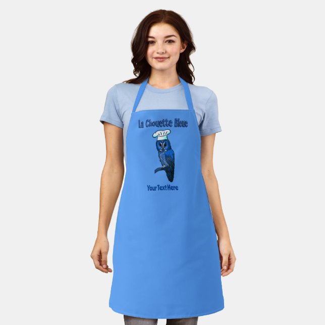 La Chouette Bleue Cafe Apron (Worn)