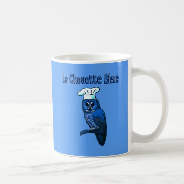 La Chouette Bleue Cafe Coffee Mug (Right)
