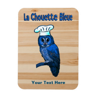 La Chouette Bleue Cafe Magnet