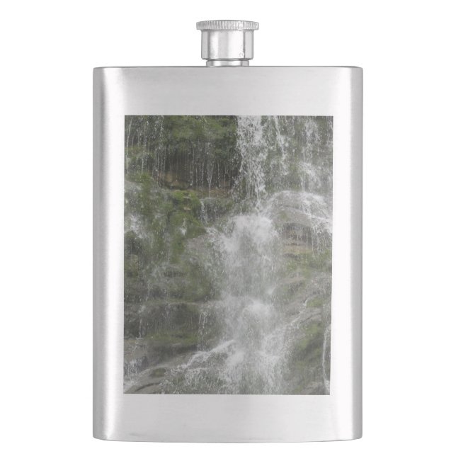 La Chute Waterfall in Forillon National Park      Hip Flask (Front)