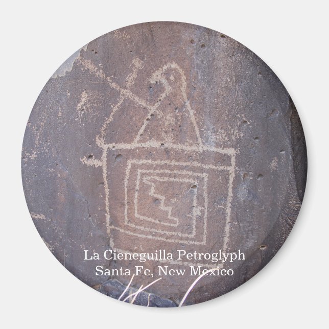 La Cieneguilla Petroglyph Magnet (Front)
