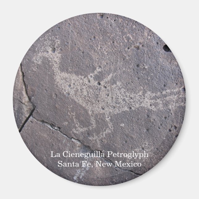 La Cieneguilla Petroglyph Santa Fe Magnet (Front)