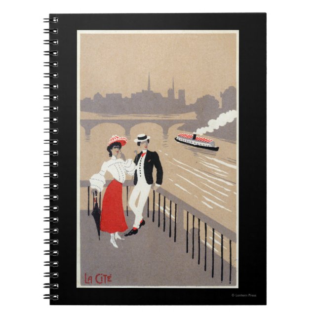 La Cite Art Deco Scene Notebook (Front)