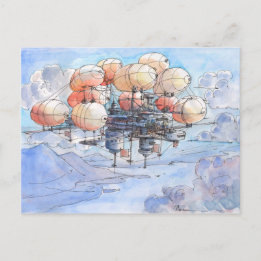 La citta' Palloncino Postcard