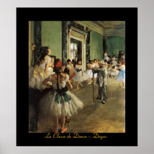 La Classe de Danse Degas Poster