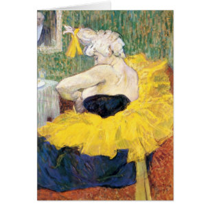 La Clownesse (Clown) Cha-U-Kao by Toulouse Lautrec