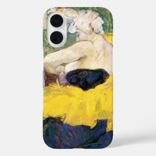 La Clownesse (Clown) Cha-U-Kao by Toulouse Lautrec iPhone 16 Case