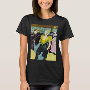La Clownesse (Clown) Cha-U-Kao by Toulouse Lautrec T-Shirt