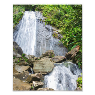 La coca falls of el yunque national forest photo print