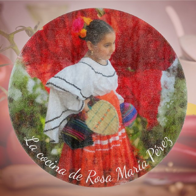 La Cocina de Fiesta Flower 2555 Cutting Board (Creator Uploaded)