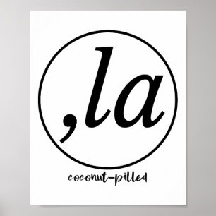 La Coconut Pilled Kamala Harris Women  Poster