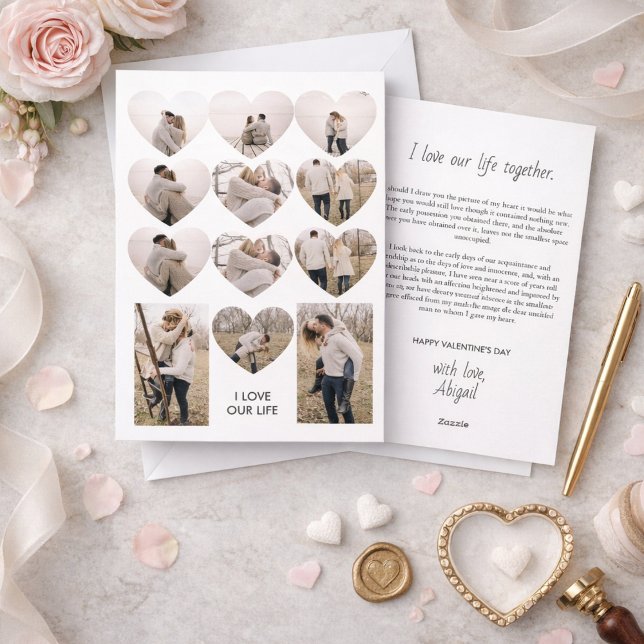 LA collection of 12 Valentine's Day images Holiday Card (Creator Uploaded)