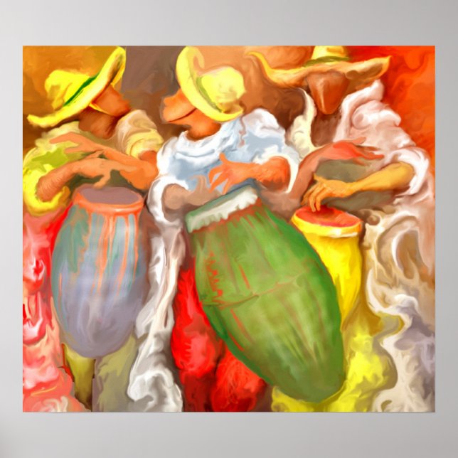 "La Comparsa" High Contrast Poster (Front)