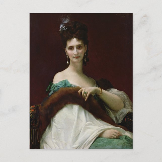 La Comtesse de Keller, 1873 Postcard (Front)