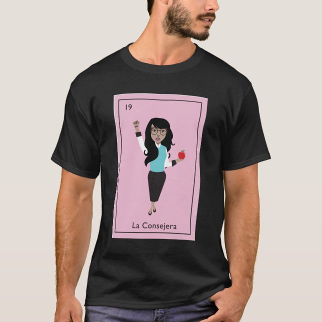 La Consejera Black Hair Classic  T-Shirt (Front)