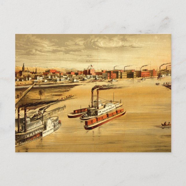 La Crosse, Wisconsin (1873) Postcard (Front)