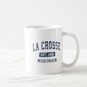 La Crosse Wisconsin Wi Vintage Established Sports  Coffee Mug
