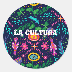 La Cultura Hispanic Month  Classic Round Sticker