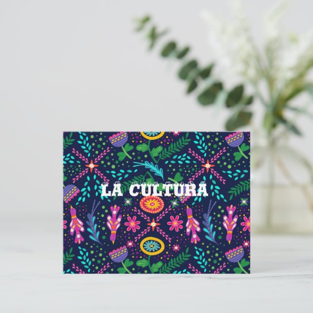 La Cultura Hispanic Month Postcard (Standing Front)