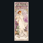 La dame, aux camelias Alphonse Mucha Poster<br><div class="desc">La dame,  aux camelias,  Sarah Bernhardt (1896) by Alphonse Maria Mucha. Large poster size; transfer to smaller as desired</div>