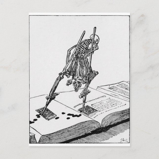 La Dance de la Mort postcard (Front)