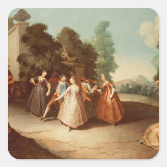 La Danse Square Sticker (Front)