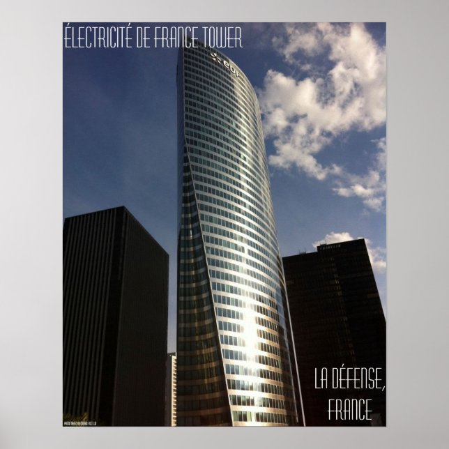 La Défense, France - Électricité de France Tower Poster (Front)
