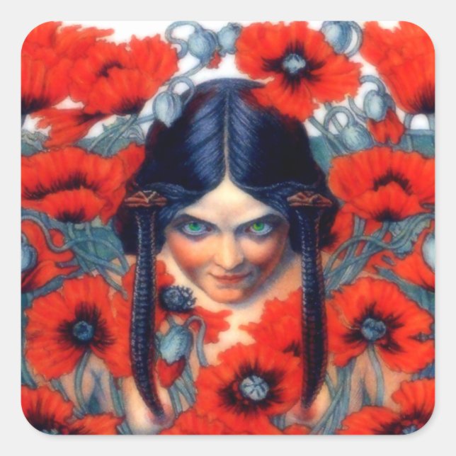 La Destruction Square Sticker (Front)