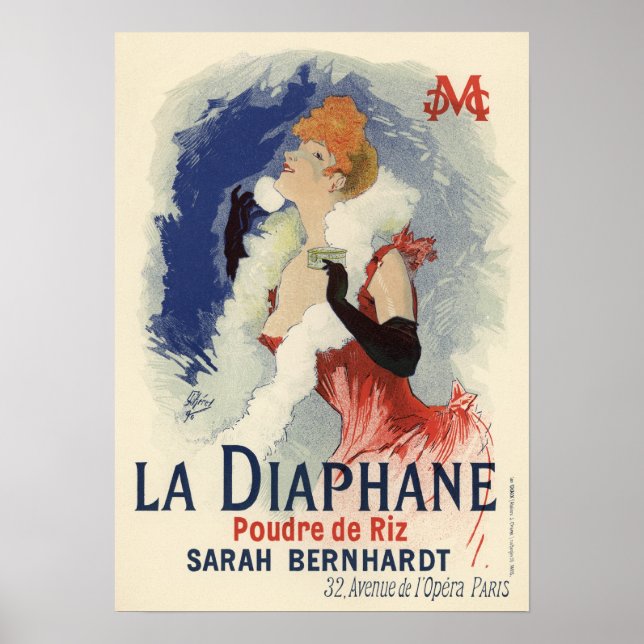 La Diaphane by Jules Chéret Poster (Front)