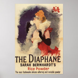 La Diaphane Woman Powdering Face Promo Poster