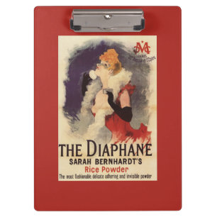 La Diaphane Woman Powdering Face Promo Poster Clipboard