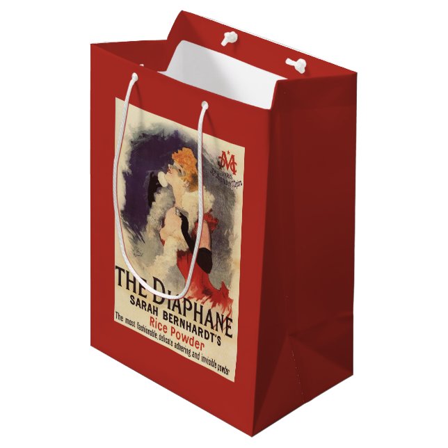 La Diaphane Woman Powdering Face Promo Poster Medium Gift Bag (Front Angled)