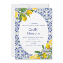 La Dolce Vita Bridal Shower Invitation