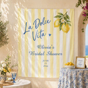 La Dolce Vita Bridal Shower  Tapestry