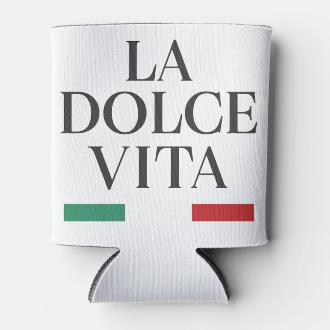 La Dolce Vita Can Cooler – Italian-Inspired Refres (Front)