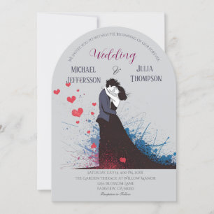 La Dolce Vita French Inspiration Classic 1940s Invitation