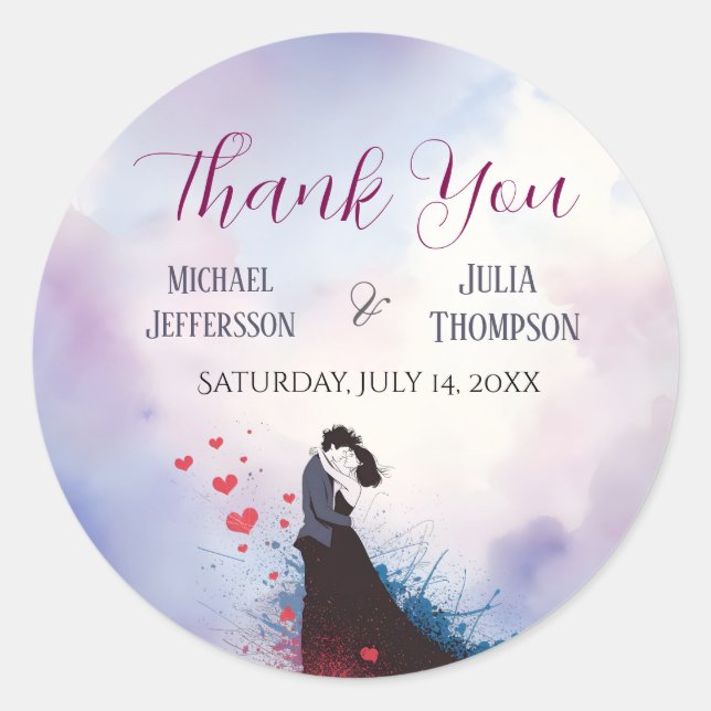 La Dolce Vita French Inspiration Classic 1940s  Round Sticker (Front)