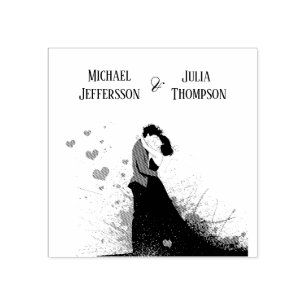 La Dolce Vita French Inspiration Classic 1940s Rubber Stamp