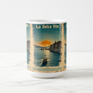 . La Dolce Vita - Inspired by 1960s Posters Coffee Mug